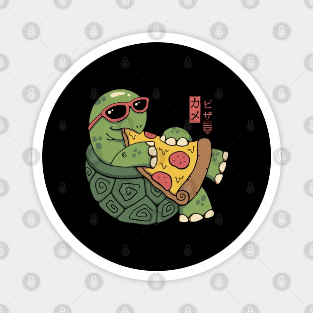 Pizza Turtle Magnet by Vincent Trinidad Art